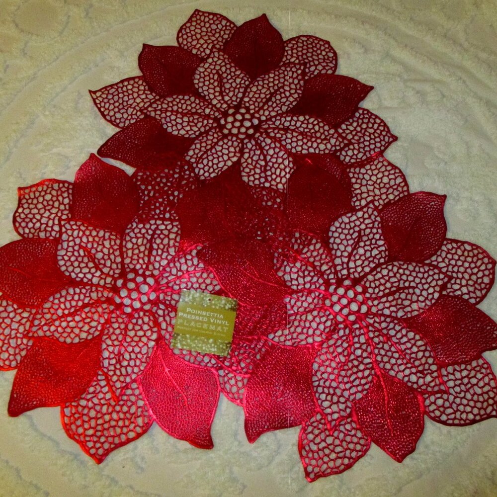 Poinsettia Placemats